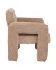 Πολυθρόνα ArteLibre VELORA Μπεζ Ύφασμα/Ξύλο 75x68x69cm