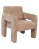 Πολυθρόνα ArteLibre VELORA Μπεζ Ύφασμα/Ξύλο 75x68x69cm