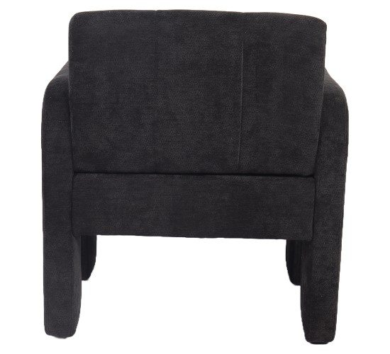 Πολυθρόνα ArteLibre VELORA Γκρι Σκούρο Ύφασμα/Ξύλο 75x68x69cm