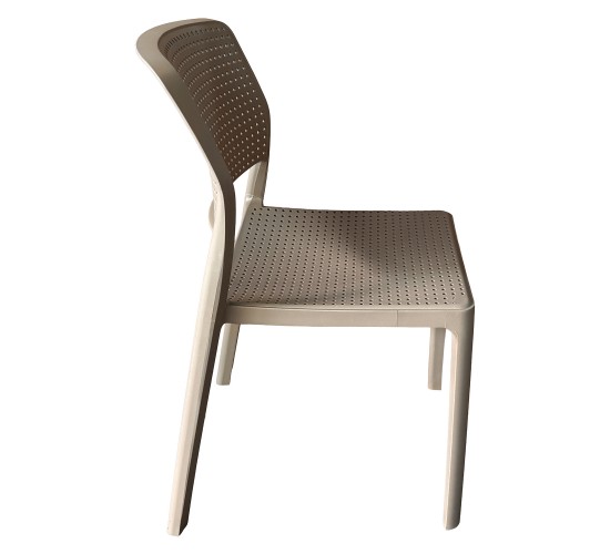 Καρέκλα Κήπου ArteLibre LUMINA Cappuccino PP 55x46x83cm