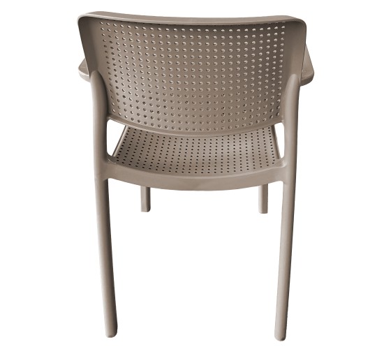 Πολυθρόνα Κήπου ArteLibre CALORA Cappuccino PP 55x54.5x83cm