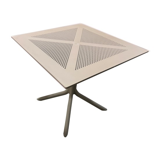 Τραπέζι Κήπου ArteLibre SIREA Cappuccino PP 80x80x75cm
