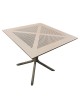 Τραπέζι Κήπου ArteLibre SIREA Cappuccino PP 80x80x75cm