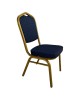Καρέκλα Catering ArteLibre AUREVIA Μπλε/Χρυσό Ύφασμα/Μέταλλο 57x40x93cm
