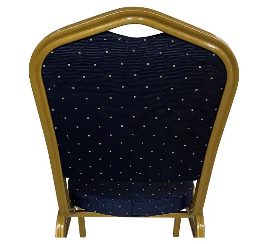 Καρέκλα Catering ArteLibre AUREVIA Μπλε/Χρυσό Ύφασμα/Μέταλλο 57x40x93cm