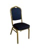 Καρέκλα Catering ArteLibre AUREVIA Μπλε/Χρυσό Ύφασμα/Μέταλλο 57x40x93cm