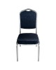Καρέκλα Catering ArteLibre AUREVIA Μπλε/Ασημί Ύφασμα/Μέταλλο 57x40x93cm