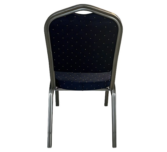 Καρέκλα Catering ArteLibre AUREVIA Μπλε/Ασημί Ύφασμα/Μέταλλο 57x40x93cm