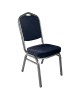 Καρέκλα Catering ArteLibre AUREVIA Μπλε/Ασημί Ύφασμα/Μέταλλο 57x40x93cm