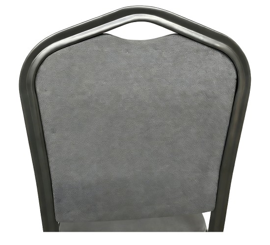 Καρέκλα Catering ArteLibre AUREVIA Γκρι/Ασημί Ύφασμα/Μέταλλο 57x40x93cm