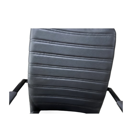Καρέκλα Επισκέπτη ArteLibre AERIX Μαύρο PU/Μέταλλο 54x60x96cm