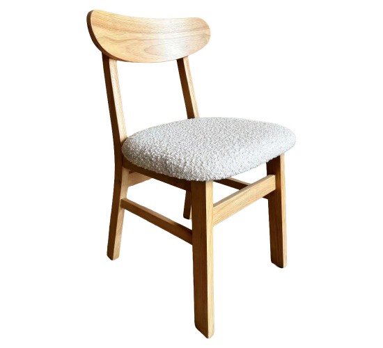Καρέκλα Επαγγελματική ArteLibre ROBUR Φυσικό Ξύλο/PU 51x49x78cm