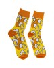 Κάλτσες Μπύρα Πορτοκαλί/Κίτρινο 70%  Βαμβάκι/25%  Polyester/5%  Ελαστάνη Μέγεθος 42-46