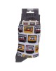 Κάλτσες Κασέτα Γκρι/Λευκό 70%  Βαμβάκι/25%  Polyester/5%  Ελαστάνη Μέγεθος 42-46