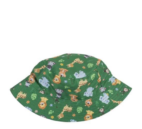 Καπέλο Παιδικό Σαφάρι Αδιάβροχο Πράσινο 100%  Polyester Μέγεθος One Size 18cm
