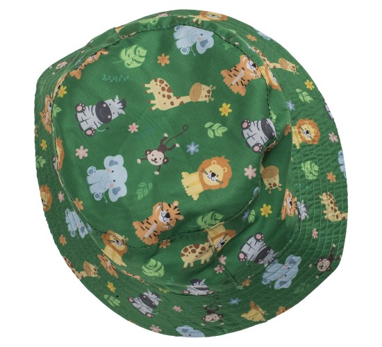 Καπέλο Παιδικό Σαφάρι Αδιάβροχο Πράσινο 100%  Polyester Μέγεθος One Size 18cm