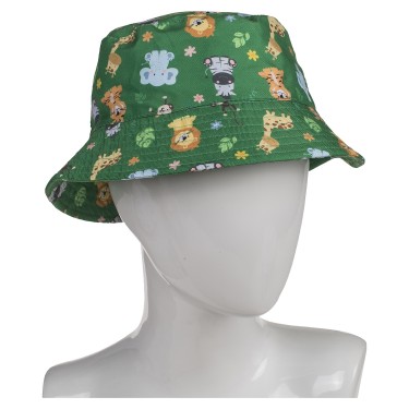 Καπέλο Παιδικό Σαφάρι Αδιάβροχο Πράσινο 100%  Polyester Μέγεθος One Size 18cm