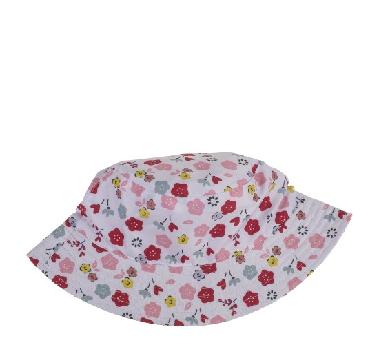 Καπέλο Παιδικό Λουλούδια Αδιάβροχο 100%  Polyester Μέγεθος One Size 18cm Σε 2 Χρώματα