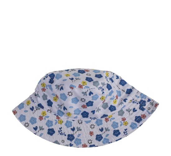 Καπέλο Παιδικό Λουλούδια Αδιάβροχο 100%  Polyester Μέγεθος One Size 18cm Σε 2 Χρώματα
