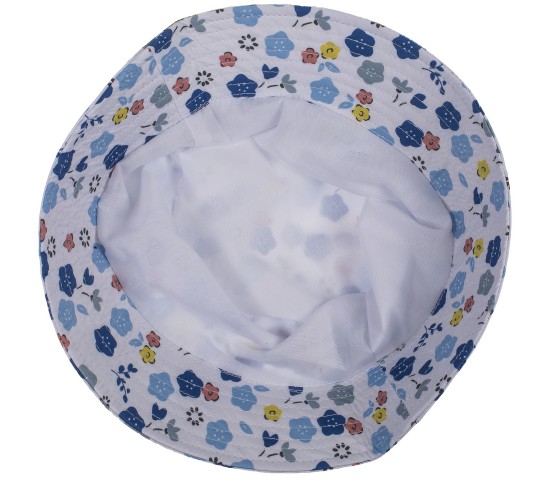 Καπέλο Παιδικό Λουλούδια Αδιάβροχο 100%  Polyester Μέγεθος One Size 18cm Σε 2 Χρώματα