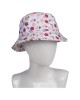 Καπέλο Παιδικό Λουλούδια Αδιάβροχο 100%  Polyester Μέγεθος One Size 18cm Σε 2 Χρώματα