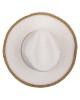 Καπέλο Ψάθινο 98%  Polyester 2%  Ψάθα Μέγεθος One Size 34x35x12cm Σε 2 Χρώματα