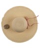 Καπέλο Ψάθινο Με Χρωματιστή Λωρίδα 98%  Ψάθα/2%  Polyester Μέγεθος One Size 44x44x12cm