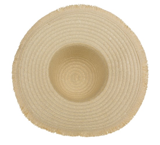 Καπέλο Ψάθινο Με Χρωματιστή Λωρίδα 98%  Ψάθα/2%  Polyester Μέγεθος One Size 44x44x12cm