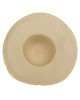 Καπέλο Ψάθινο Με Χρωματιστή Λωρίδα 98%  Ψάθα/2%  Polyester Μέγεθος One Size 44x44x12cm