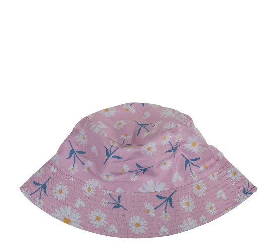 Καπέλο Λουλούδια 100%  Βαμβακερό Μέγεθος One Size Σε 4 Χρώματα