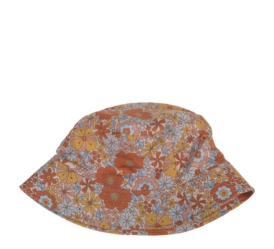 Καπέλο Λουλούδια 100%  Βαμβακερό Μέγεθος One Size Σε 4 Χρώματα
