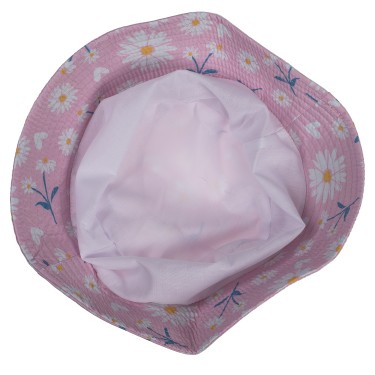 Καπέλο Λουλούδια 100%  Βαμβακερό Μέγεθος One Size Σε 4 Χρώματα