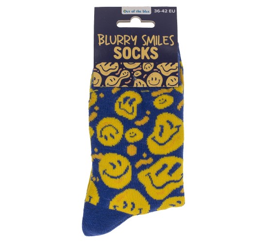 Κάλτσες Χαμόγελα Κίτρινο/Μπλε 70%  Βαμβάκι/25%  Polyester/5%  Ελαστάνη Μέγεθος 36-42