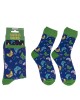Κάλτσες Gaming Μπλε/Πράσινο 70%  Βαμβάκι/25%  Polyester/5%  Ελαστάνη Μέγεθος 42-46