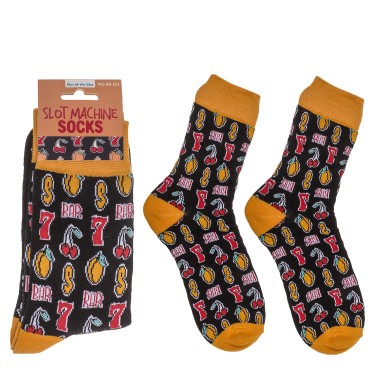 Κάλτσες Κουλοχέρης Μαύρο/Πορτοκαλί 70%  Βαμβάκι/25%  Polyester/5%  Ελαστάνη Μέγεθος 42-46