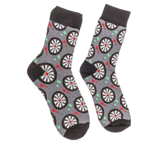 Κάλτσες Βελάκια Γκρι/Μαύρο 70%  Βαμβάκι/25%  Polyester/5%  Ελαστάνη Μέγεθος 42-46