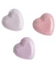 Μπάλα Μπάνιου Σε Σχήμα Καρδιάς Άρωμα Τριαντάφυλλο 12g Σε 4 Χρώματα Σετ 10Τμχ