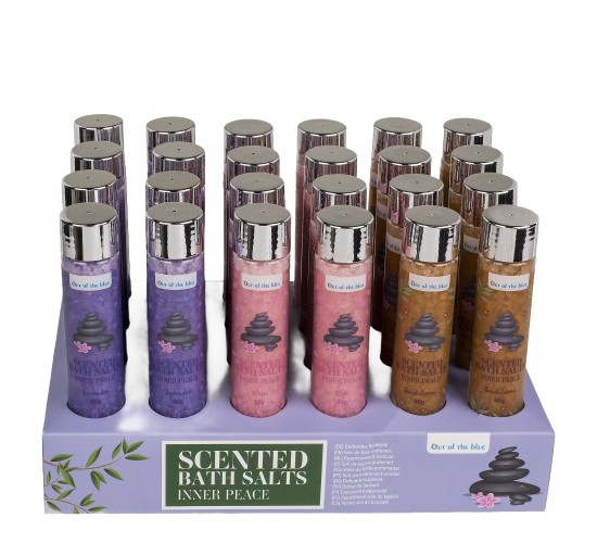 Αρωματικά Άλατα Μπάνιου 80g Σε Πλαστικό Σωλήνα Σε 3 Αρώματα