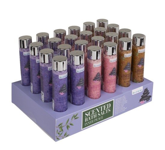 Αρωματικά Άλατα Μπάνιου 80g Σε Πλαστικό Σωλήνα Σε 3 Αρώματα