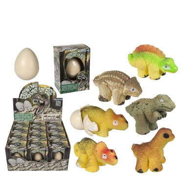 Παιχνίδι Δεινοσαυράκι Σε Αυγό Που Μεγαλώνει 6cm Σε 6 Σχέδια