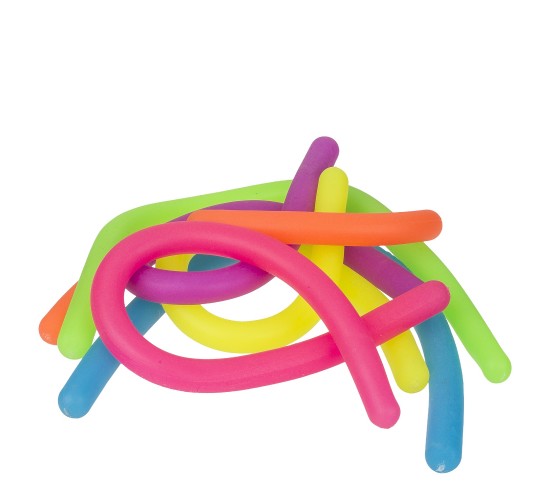 Παιχνίδι Ελαστικό Μακαρόνι Φωσφοριζέ 29cm Σε 6 Χρώματα