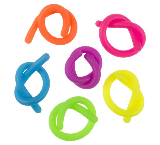 Παιχνίδι Ελαστικό Μακαρόνι Φωσφοριζέ 29cm Σε 6 Χρώματα