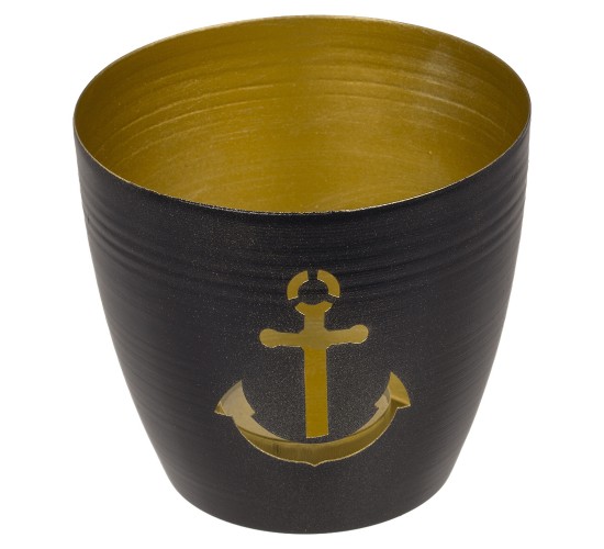 Ρεσώ Μαύρο Μέταλλο 10x10x9cm Σε 2 Σχέδια