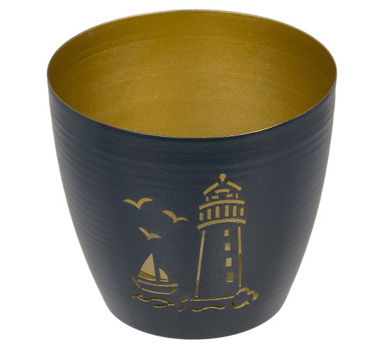 Ρεσώ Μαύρο Μέταλλο 10x10x9cm Σε 2 Σχέδια