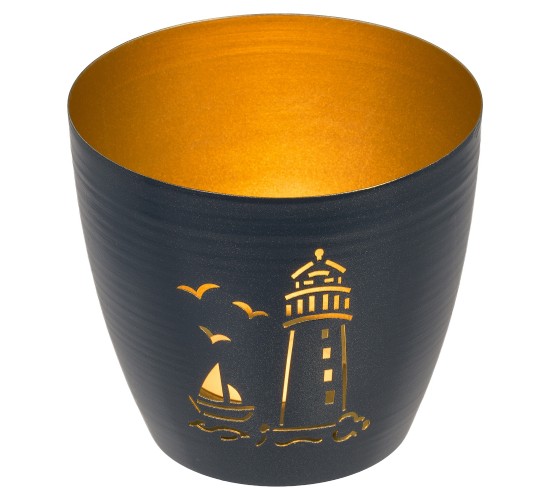 Ρεσώ Μαύρο Μέταλλο 10x10x9cm Σε 2 Σχέδια