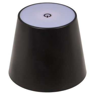 Επιτραπέζιο Φωτιστικό LED Φορητό Για Μπουκάλι Μαύρο Πλαστικό 11x10.5cm