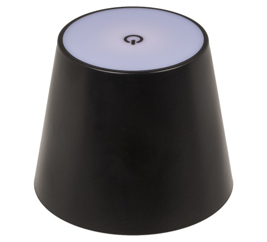 Επιτραπέζιο Φωτιστικό LED Φορητό Για Μπουκάλι Μαύρο Πλαστικό 11x10.5cm