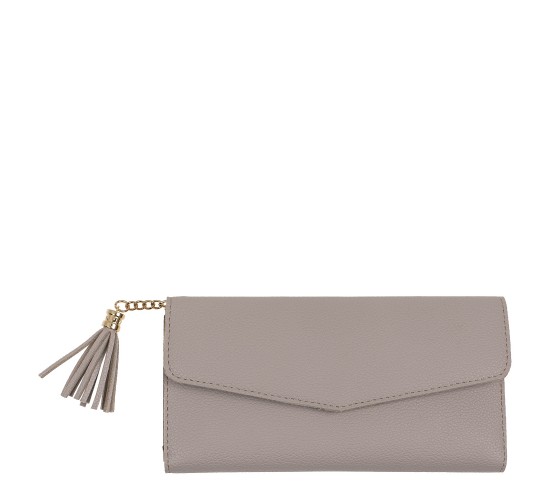 Πορτοφόλι Με Θήκη Με Φερμουάρ Δερματίνη 19x9.5cm Σε 4 Χρώματα