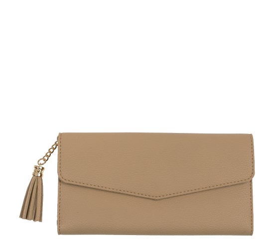 Πορτοφόλι Με Θήκη Με Φερμουάρ Δερματίνη 19x9.5cm Σε 4 Χρώματα