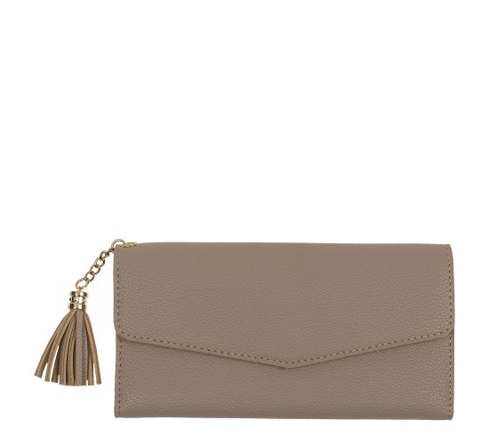 Πορτοφόλι Με Θήκη Με Φερμουάρ Δερματίνη 19x9.5cm Σε 4 Χρώματα